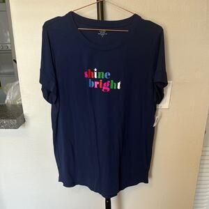 GAP Navy Shine Bright Tee - Short Sleeve